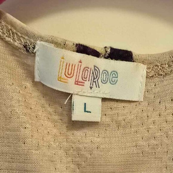 LuLaRoe Sarah Cardigan - Patchwork Unicorn - Picture 4 of 5